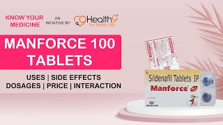 Manforce 100 MG Uses Benefits Dosage Price Consumption Side Effects  Sildenafil 100mg Tablets [upl. by Hoffarth843]