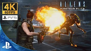 Aliens Fireteam Elite  Gameplay on PS5 Coop Online [upl. by Arymat984]