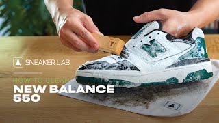 How To Clean New Balance 550 [upl. by Holmen483]