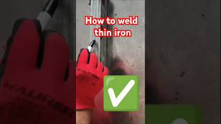 How to weld thin iron [upl. by Runkel581]