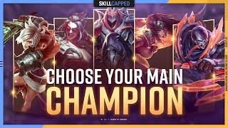 How to Choose Your MAIN Champion  Beginners League of Legends Guide [upl. by Eseyt]