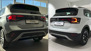 NEW Volkswagen TCROSS 2024 Facelift vs 2023 Volkswagen TCross Comparison [upl. by Asilav782]