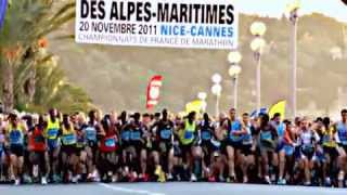 Marathon des AlpesMaritimes NiceCannes [upl. by Ydospahr]