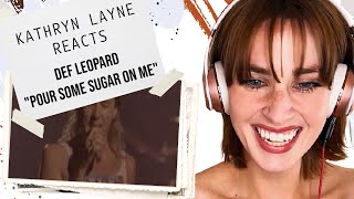 🤘 Reacting to Def Leppards Classic Hit quotPour Some Sugar on Mequot with Kathryn Layne 🎵 [upl. by Ajay720]