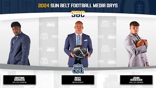 Old Dominion — 2024 Sun Belt Football Media Days [upl. by Eelime]