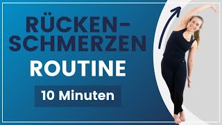 Rückenschmerzen Routine ➡️ 10 Minuten Rückenübungen für jeden Tag [upl. by Ventura]