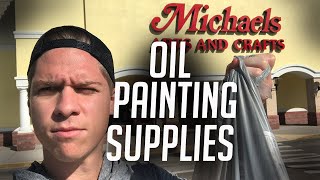 Buying oil painting supplies from Michaels [upl. by Halimeda]