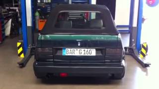 VW Golf 1 Cabrio mit SupersportAbgasanlage Gruppe A  Teil II [upl. by Haididej]