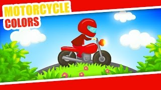 Motorcycles  Learning Colors  for Kids and Preschool  Learn Colours [upl. by Malone]