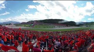 F1 Austria 2018 Max Verstappen tribune 4K 360° [upl. by Home]