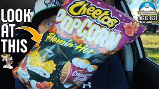 Cheetos® Flamin Hot® Cinnamon Sugar Popcorn Review 🔥  theendorsement [upl. by Town]