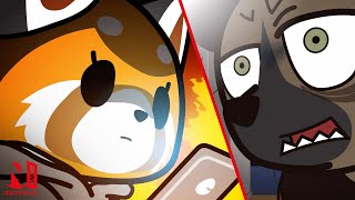 Is Haida Cheating  Aggretsuko Season 5  Netflix Anime [upl. by Ennaisoj]