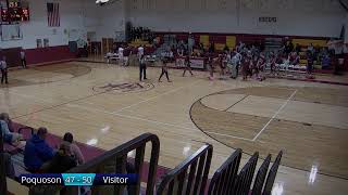 Poquoson Boys Basketball v Nandua [upl. by Irmgard205]