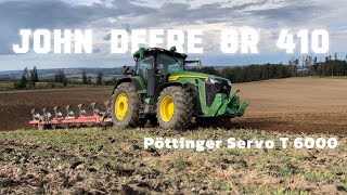 John Deere 8R 410  Pöttinger Servo T 6000 • Orba 2024 • ZD Stařeč [upl. by Marba479]