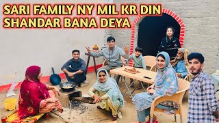 Sari Family Ny Mil Kr Din Shandar Bana Deya 😍🥰 Ms Family Vlogs [upl. by Nowtna]