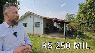 CHÁCARA COM CASA ÁGUA ARMAZÉM FRUTAS GALINHAS E ESPAÇO DE LAVOURA R 250 MILCódigo2460 [upl. by Kippy]