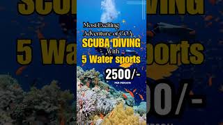 Scuba Diving with Watersports grandisland Goa 2000 only I 7498330036 [upl. by Ytte]