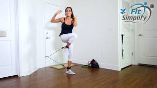 Resistance Tube Band Workout and Exercises With Ankle Strap 2018 [upl. by Mosi]