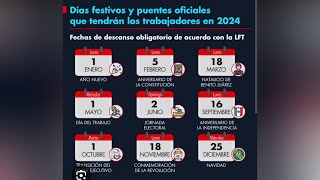 DÍAS DE DESCANSO FESTIVOS Y OBLIGATORIOS ¿CUÁNDO SE PAGAN DOBLES O TRIPLES [upl. by Demitria]