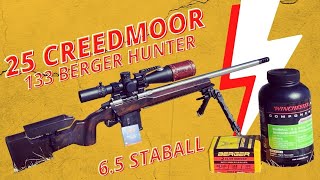 25 Creedmoor 133 berger 65 staball [upl. by Natsirt]