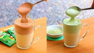 How To Make Dalgona MiloDalgona Matcha For NonCoffee Drinkers [upl. by Lail]