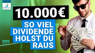 10000€ Depot  Maximale Dividende bei minimalen Risiko [upl. by Margalo]