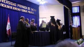 CEREMONIA DE ENTREGA DE TÍTULOS PROFESIONALES [upl. by Ahsieuqal]