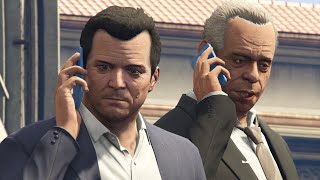 Michael amp Solomon all unique phone calls  GTA 5 [upl. by Brodeur]