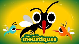 Les petits moustiques 🦟 Petites comptines pour bébé avec paroles [upl. by Yclehc]