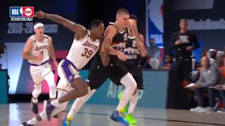 Dwight Howard battling against Nikola Jokic  2020 Western Conference Finals [upl. by Frazer]