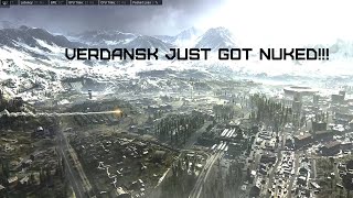 Warzone Nuke Animation on Verdansk Nuke Cut Scene [upl. by Erapsag]