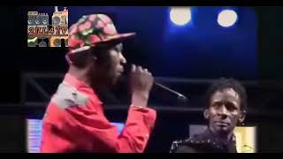 merciless runs ninja man and gully bop off stage dancehalltime dancehall [upl. by Bein]