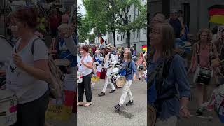 Heilbronn steht auf Demo mit Trommeln und Wolfgang Burkard 27072024 [upl. by Ishmael]