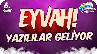 2Dönem 2Yazılılar Geliyor❗ 6Sınıfın Son Yazılılarına Girmeden İzle ✍🏻 [upl. by Keeton]