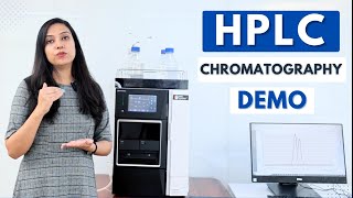 HPLC Chromatography Demonstration [upl. by Notgnihsaw]