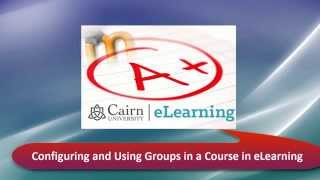 Configuring and Using Groups in a Course in Moodle™ Software Platform [upl. by Mauldon273]