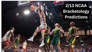 213 NCAA Bracketology Predictions [upl. by Alyce]