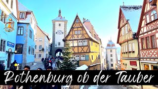 Rothenburg ob der Tauber  Medieval Germany  Christmas Market 2022 [upl. by Molli506]