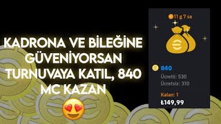 Pes Mobil Bedava 840 MC kazanma harika turnava ve harika ÖDÜL 🏆 🤩🥳 [upl. by Heer]