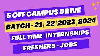 Infosys Off Campus Drive for 2024 batch  Direct Hiring  Off Campus Jobs  Latest Jobs 2024 job [upl. by Abagail505]