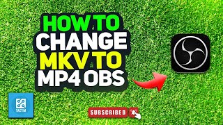 How to change mkv to mp4 OBS 2024 [upl. by Betteanne]