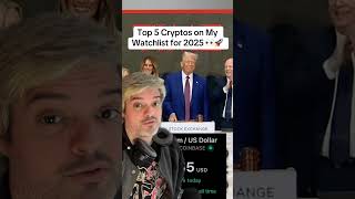 🚀 Top 5 Cryptos to Watch in 2025 👀📈 crypto altcoins shorts cryptocurrencies investing [upl. by Akemahs]