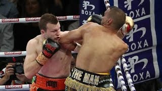 Jeff Horn vs Anthony Mundine 1st Round KO [upl. by Leeann]