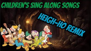 HeighHo Seven Dwarfs Remix  Children’s Sing Along Songs  Kids Educational Music [upl. by Perrins]