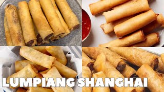 LUMPIANG SHANGHAI FILIPINO SPRING ROLL  FILIPINO RECIPE [upl. by Eirellav]