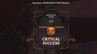 What happens if you pass the 99 skill check roll against The Absolute  Baldurs Gate 3 [upl. by Cristina]