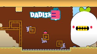 Dadish 3 Full Gameplay Walkthrough  All Levels  All Bosses [upl. by Doownyl]