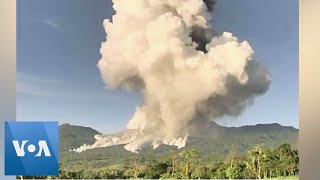 Costa Rica’s Rincon de la Vieja Volcano Erupts [upl. by Otanod]