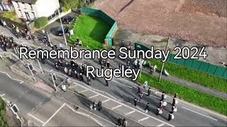 Remembrance Parade 2024 Brereton Rugeley [upl. by Aneram]