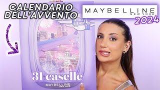 CALENDARIO DELLAVVENTO MAYBELLINE 2024 31 caselle 🎁 [upl. by Cecilla]